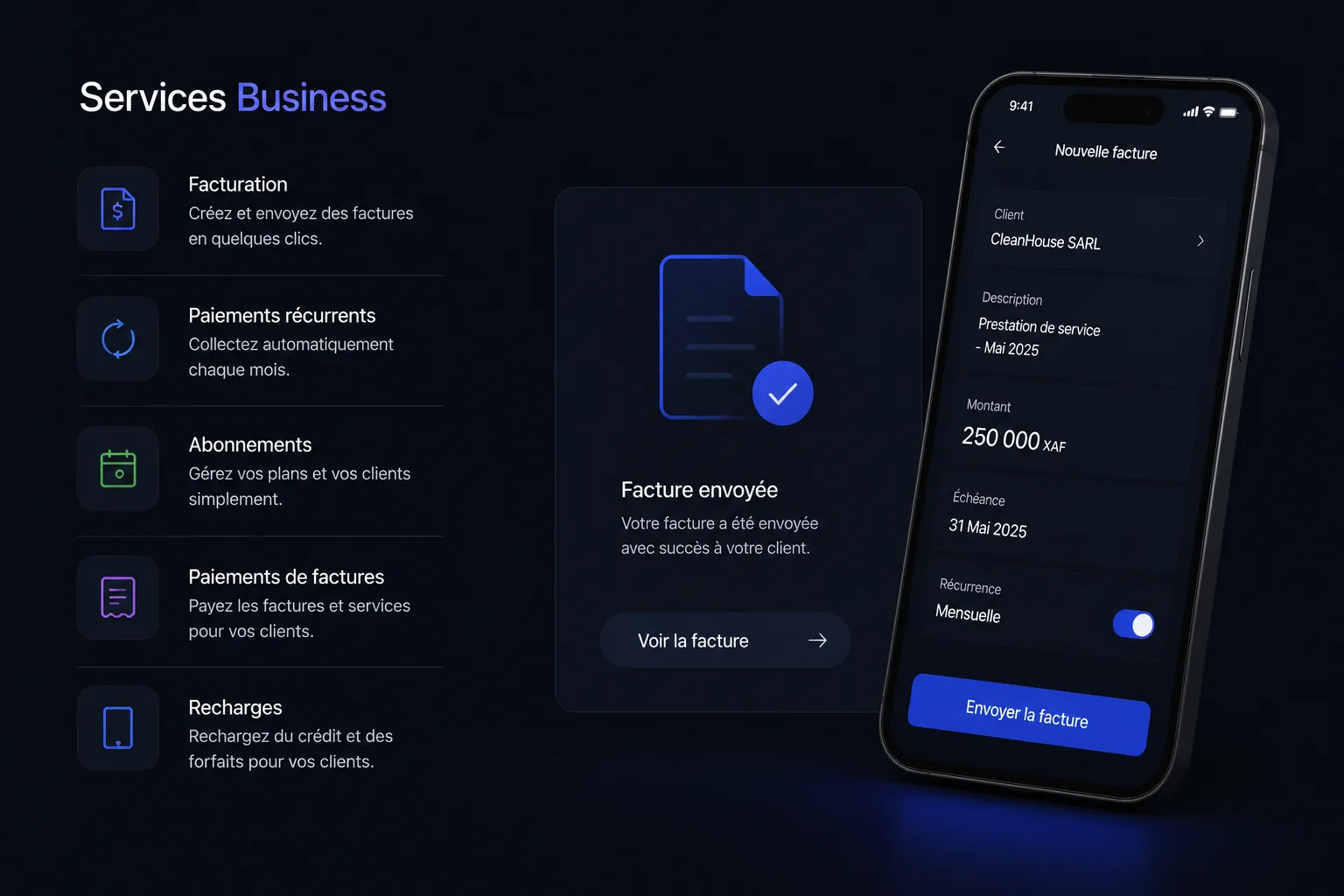 Facturation et services INFINITE Business